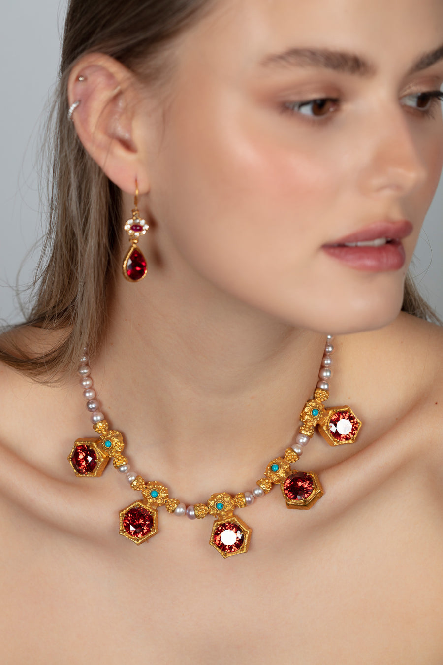 Red Golden Necklace