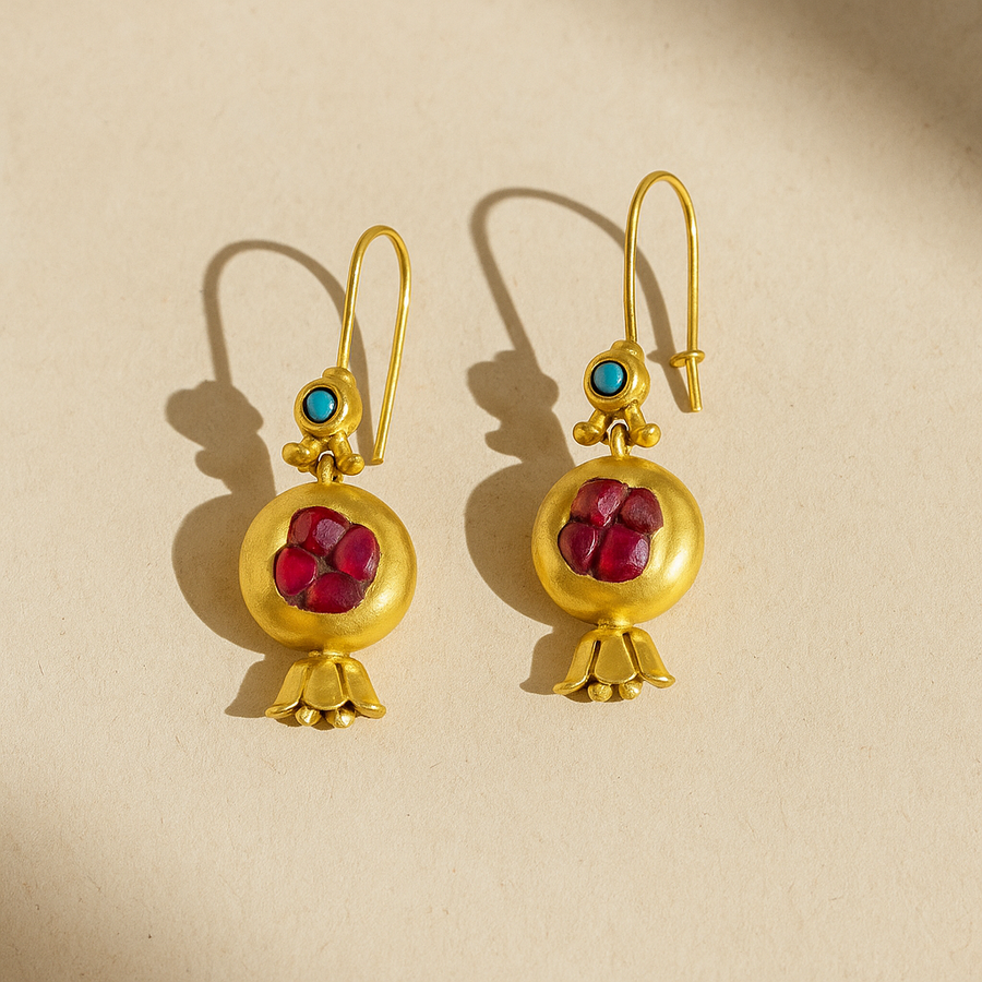 Mini Pomegranate Earring