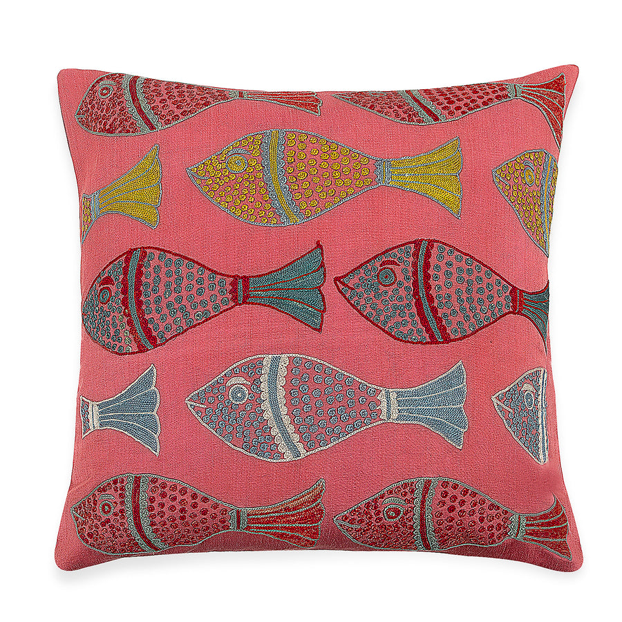 Suzani Fish Pillow