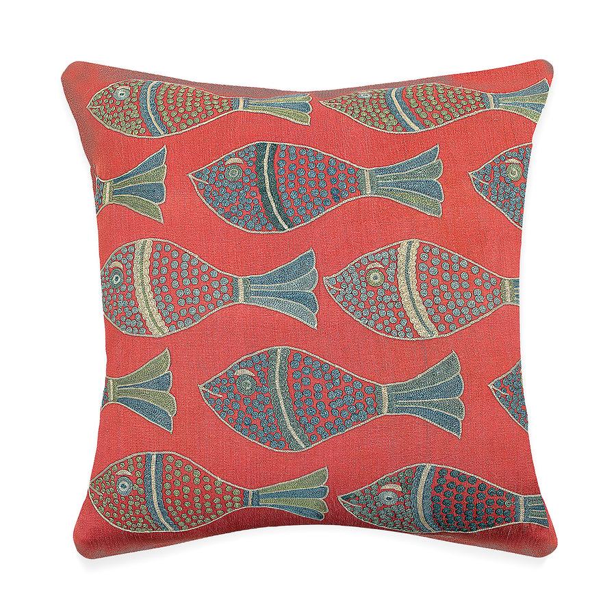 Suzani Fish Pillow