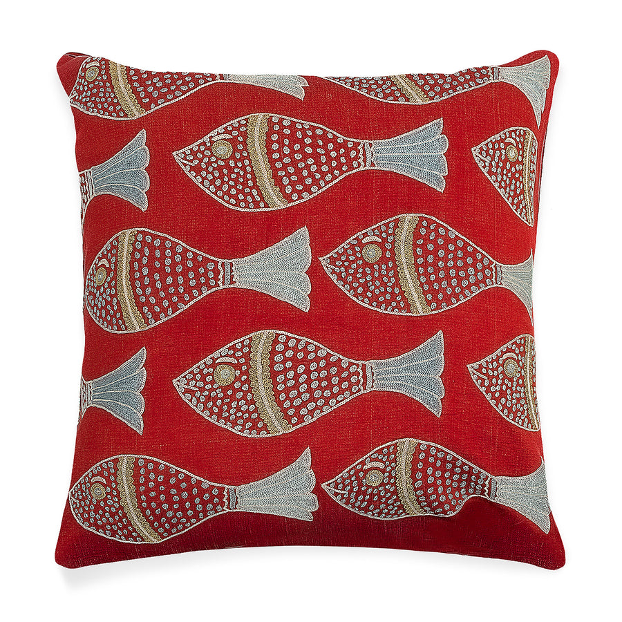 Suzani Fish Pillow