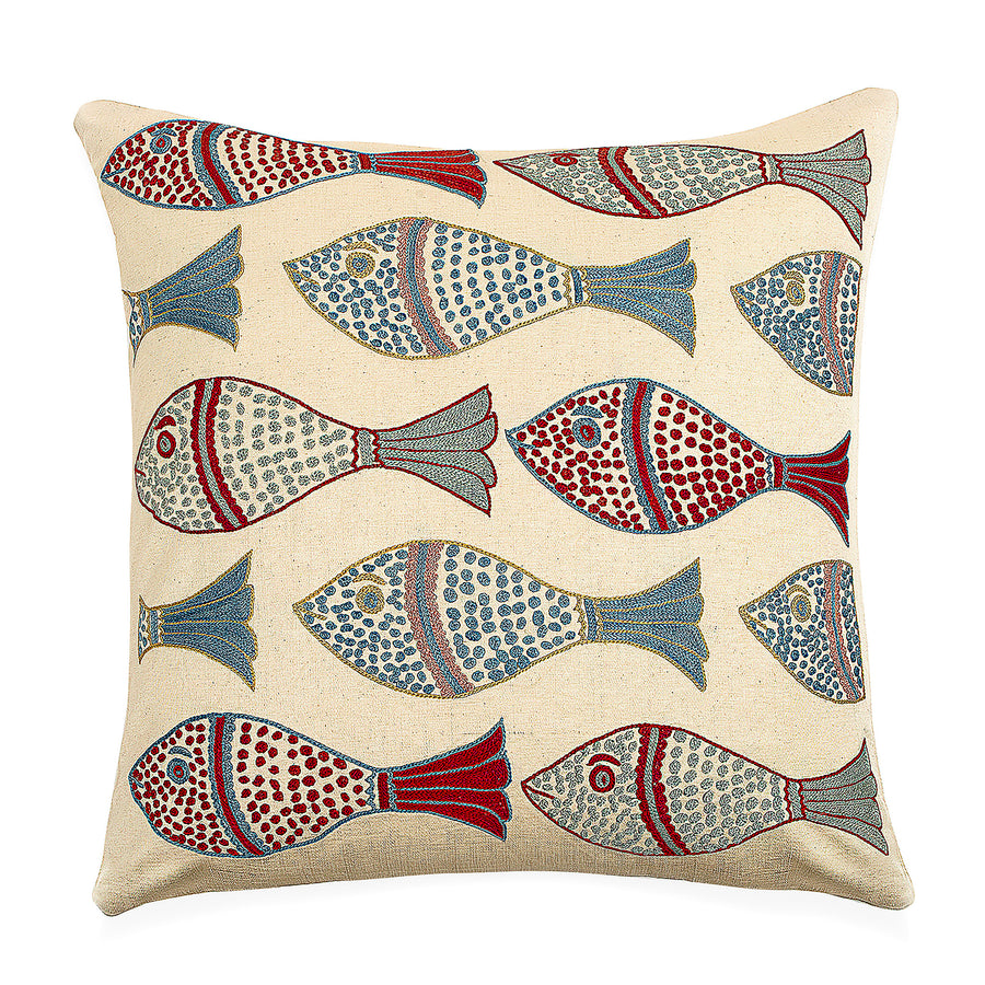 Suzani Fish Pillow