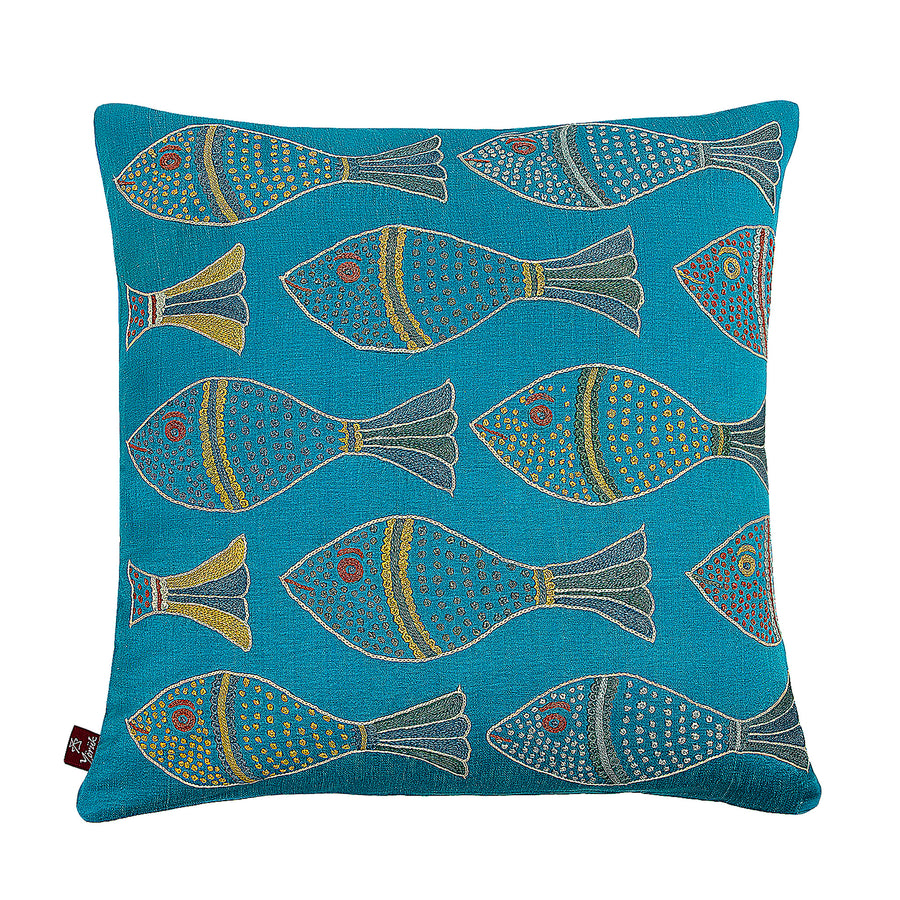 Suzani Fish Pillow