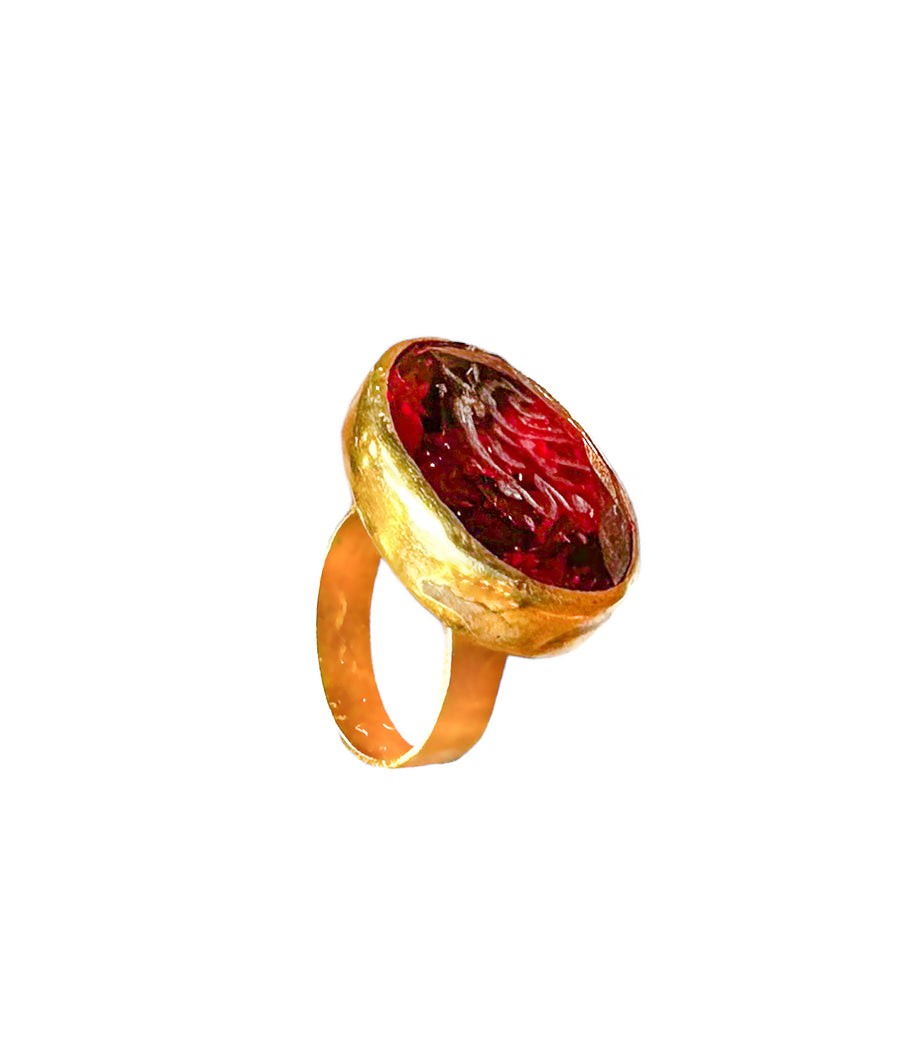 Red Ottoman Ring