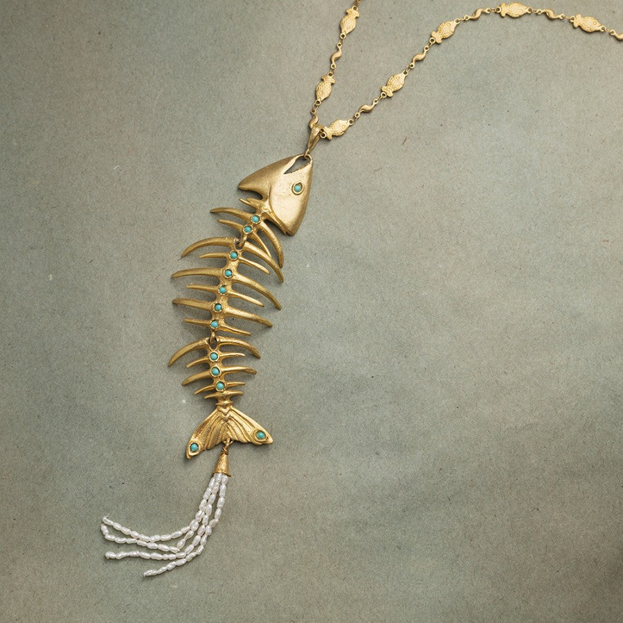 Fish Bone Necklace