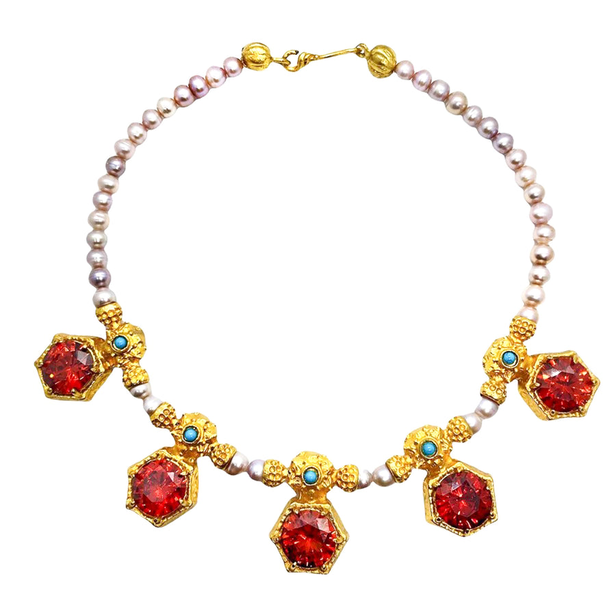 Red Golden Necklace
